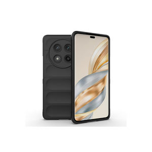 Étui Netzy Honor Magic 7 Lite, coque en TPU flexible, silicone, design ethnique SAFA, dos creux, matériau souple, noir givré, spécial - Product Image 1