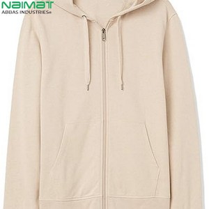 Logo personnalisé imprimé mode sweats à capuche de haute qualité couleur unie à manches longues sweat fermeture éclair décontracté sport sweats à capuche pour l'hiver - Product Image 5