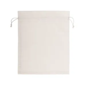Borsa Sportiva Ecologica in Cotone Riciclato con Coulisse, Colore Malva, per Gadget, Articolo Promozionale - Product Image 3