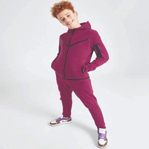 Chándal de lana de poliéster y algodón para niños, pantalones de chándal, sudadera - Product Image 2