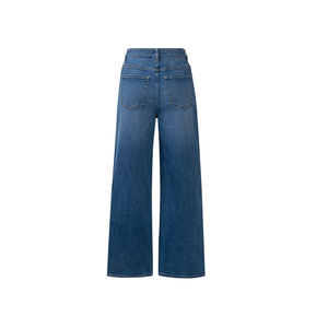 Pantalon en jean décontracté à la mode pour femmes, vente en gros, de haute qualité, personnalisé, à jambes larges, pleine longueur, du Bangladesh - Product Image 2
