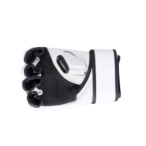 Professional Leather MMA Gloves for Training and Sparring-Breathable Lightweight with Adjustable Wrist Strap - Product Image 2