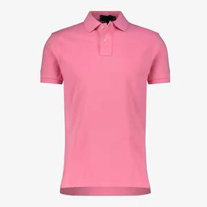 Golf de manga corta personalizado para Polos 100% tela de punto de algodón transpirable Popular de talla grande en la demanda del cliente para hombres - Product Image 2