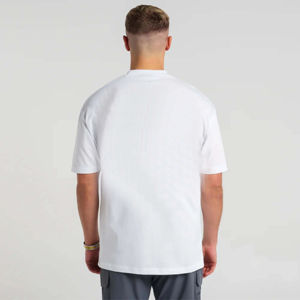 <b>Mens</b> plain <b>white</b> t shirt Premium cotton t shirts that are long <b>lasting</b> and washable for streetwear and summertime casual - Product Image 3