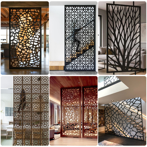 Trang trí chạm khắc thực vật gỉ nhôm kim loại laser cắt riêng tư tấm màn hình cho bên ngoài nội thất vườn - Product Image 6