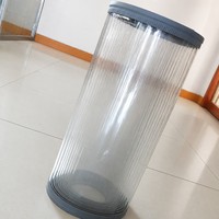 Rideau de porte magnétique en PVC transparent à fermeture automatique, isolation thermique, anti-insectes pour entrepôt frigorifique LANGFANG WANMAO