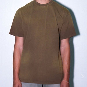 320gsm surdimensionné en gros t-shirt 100% coton lavé à l'acide t-shirt poids lourd t-shirt pour hommes personnalisé blanc Vintage t-shirt - Product Image 2