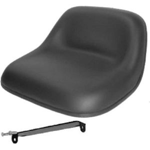 Siège de tracteur de jardin compact pour tondeuse à gazon avec support rabattable - Product Image 1