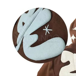 เสื้อฮู้ดผู้ชายลำลองพิมพ์ลาย ผ้าฝ้ายฟลีซ 100% สไตล์ฤดูหนาว แห้งเร็ว ระบายอากาศดี MOQ ต่ำ ราคาขายส่ง - Product Image 6