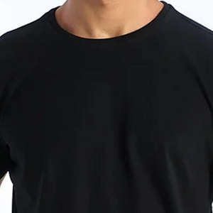 Camisetas ajustadas con cuello redondo 100% de algodón para hombre con logotipo de impresión personalizado aceptado, camiseta de fabricante de servicio OEM de alta calidad - Product Image 4