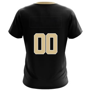 Maillot de football américain tendance et respirant à manches courtes en polyester premium, couleur personnalisée, maille – Vente en gros - Product Image 3