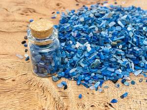 Chips de cristal áspero Natural de Kynite azul, tamaño personalizado, piedras preciosas sueltas, cuarzo, Mini botella a granel, piedras preciosas en miniatura sin tratar - Product Image 4