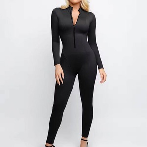 Combinaisons d'été sans manches décontractées à col en O pour femmes Nouveau design Combinaisons de fitness personnalisées pour femmes - Product Image 1