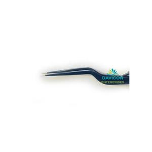 Pinzas de Coagulación Bipolares Aisladas Angulares y Obtusas con Canal de Succión Integrado para Epistaxis, Acero con Orificio de Corte, DAVICON, Longitud 19 cm - Product Image 5