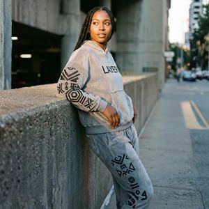 Conjunto Deportivo para Mujer 2026, Ligero, Transpirable, Ecológico, de Algodón 3D, con Sudadera con Capucha y Pantalones Holgados Estilo Urbano - Product Image 5