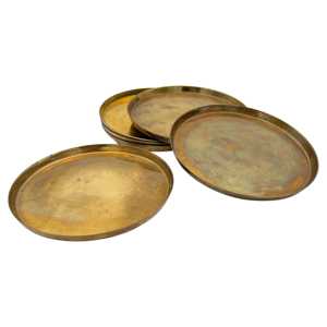 Sous-verre en métal élégant pour boissons et thé Accessoire de décoration de table durable disponible au prix de gros - Product Image 3