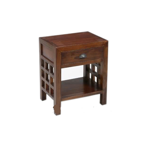 Commode de chevet moderne en bois avec tiroirs extensibles et réglables pour la maison, l'hôtel, le salon et la chambre à coucher - Product Image 1