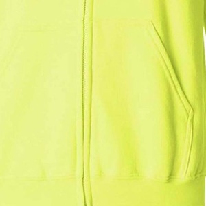 Sweat à capuche en coton pour hommes, vêtement de gymnastique de bonne qualité, meilleur vente, logo personnalisé brodé, poche latérale, fermeture éclair - Product Image 5