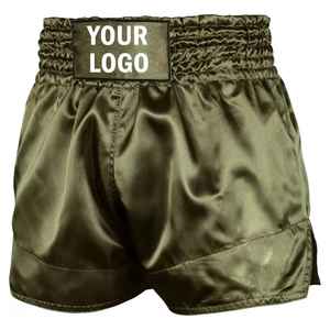 Logotipo personalizado Muay Thai Shorts Kick Boxing Shorts en alto grado MMA Fighting Gym Boxing Shorts - Product Image 1