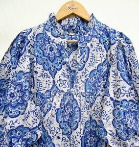 Haute popularité femmes col en V manches midi imprimé floral décontracté élégant robe courte vêtements femmes robes décontractées robe femmes ensembles - Product Image 5