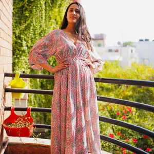 Donne stile bohémien Plus Size Hippie caftano abbigliamento estivo sera Party Wear Dress Beach Wear Dress Summer Casual Wear caftano