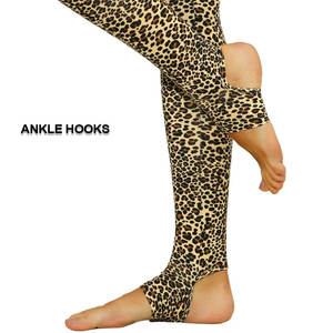 Stirrup <b>Leggings</b> With Crossover Waist in Sublimated Design, Perfect <b>Leggings</b> <b>for</b> Stylish and Cozy Workouts - Product Image 5