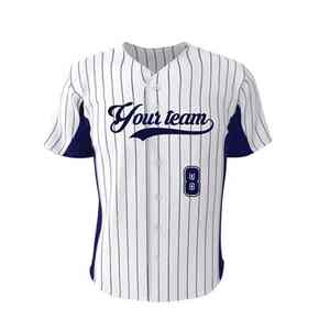 Camisetas de Béisbol Personalizadas, Uniformes Cortos Auténticos para Equipos, para Hombres Adultos, Impresión Digital, Poliéster Cosido, Conjuntos al por Mayor, Transpirables - Product Image 2
