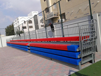 Sistema de Asientos Retráctiles Telescópicos Premium JY-750, Gradas Plegables para Gimnasios y Estadios Interiores