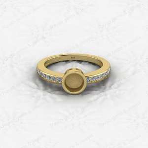 Anillo de Plata de Ley 925 Auténtica con Diseño Infinito para Boda, Engaste Semi-Montado de 1.80mm para Circonita Cúbica, Joyería para Guardar Cenizas o Recuerdos - Product Image 6