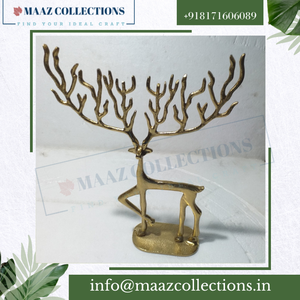 Sculpture de cerf en aluminium d'art de qualité supérieure en gros Décoration de table à impression personnalisée pour la maison et le bureau Cadeau d'artisanat d'anime et de logo parfait - Product Image 5