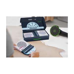 Discos de Lijado Festool STF D150/48 P220 GR/10, Hoja Abrasiva con Granat para Acabado Fino - Product Image 2