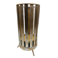 Bougeoir en métal artisanal vintage avec support de pilier surélevé Design attentif pour jardin décoratif de table de Noël