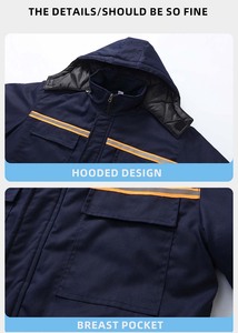 Ropa de trabajo para minería, duradera, para almacenamiento en frío hasta -20 grados, aislada, 65% poliéster, 35% algodón, acolchado Polyfil. - Product Image 6