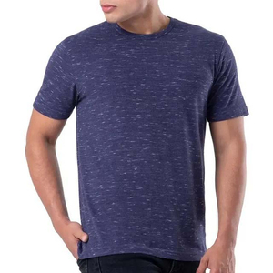 T-shirts en tricot pour hommes d'été à manches courtes, broderie de haute qualité, logo imprimé, col rond, 100% coton, décontracté, surdimensionné - Product Image 1