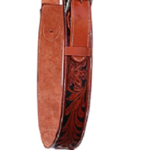 Circunferencia trasera de flanco de caballo occidental de cuero Premium personalizable para ropa Ecuestre para equitación occidental - Product Image 1