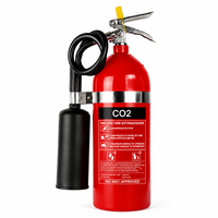 Extincteur CO2 KHi, tuyau portable rouge, équipement de lutte contre l'incendie, acier, certifié ISO 9001, garantie de 12 mois, classe d'incendie 34B
