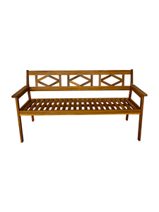 Banco de madera para exteriores NOVA con muebles de cojín de 5cm para Garden Park Villa Dormitorio Hotel Patio Buen precio Fábrica de Vietnam - Product Image 2