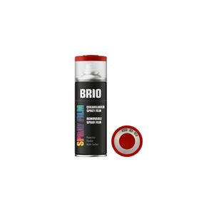 Pintura en Aerosol Roja Opaca Removible de 400 ml para Películas de Automóviles - Product Image 1