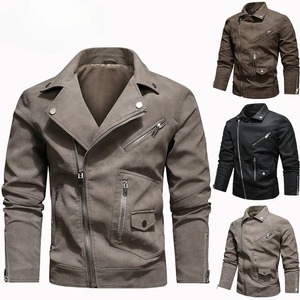 Winter Leather <b>Jacket</b> Men Coat <b>Jackets</b> Bomber Faux Leather Vintage Water Proof Biker Windproof <b>Jacket</b> - Product Image 3