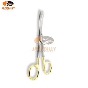 Anneaux en or longs et épais en acier inoxydable 5.5 pouces lames incurvées TC Mayo ciseaux à dissection avec instrument médical en carbure de tungstène - Product Image 6