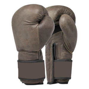 High Quality Customizable Boxing Leather <b>Gloves</b> with Thick Padding Breathable <b>Moisture</b> Wicking for Outdoor Training - Product Image 6