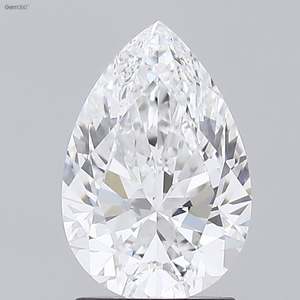 Diamant de laboratoire 1.73 ct coupé en poire certifié IGI E Color VS2 Clarity Lab-Stone - Product Image 1