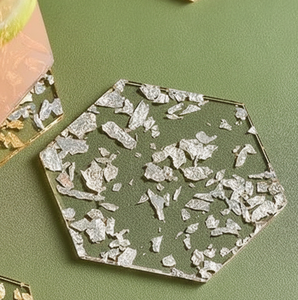 Posavasos de Resina Epoxi de 10 mm de Grosor, Estilo Clásico Ecológico, para Servir Té, Uso Diario, Decoración de Mesa Multifuncional - Product Image 5