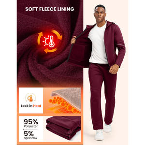 Conjunto Deportivo de 2 Piezas para Hombre, Sudadera con Capucha y Pantalones Deportivos, 100% Algodón, Diseño de Impresión Personalizada, Conjuntos Deportivos, Chándales Unisex - Product Image 3