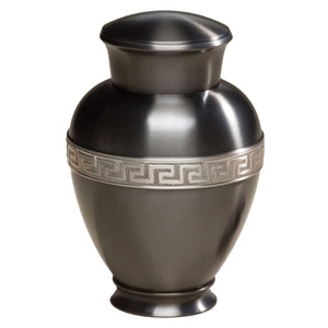 Urna funeraria dorada y negra para cenizas humanas, personalizable, urna conmemorativa para guardar cenizas. - Product Image 6