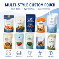 Bolsa de Embalaje con Barrera Autosellable, Impresa Personalizada en Pequeñas Cantidades, Bolsa de Plástico para Alimentos con Forma Especial