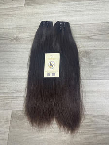 100% paquets de cheveux humains vietnamiens bruts os droits, cuticules alignées, extensions de trame de haute qualité - Product Image 2