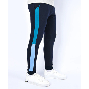 100% pantalones de algodón para hombre rendimiento ropa activa gimnasio Jogger de talla grande pantalones de chándal Slim Fit traje de atletismo pantalones apilados - Product Image 6