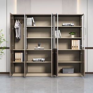 Modern Wooden Office <b>Cabinet</b> with <b>Lockable</b> Filing <b>Storage</b> for Home Office Commercial Furniture - Product Image 5