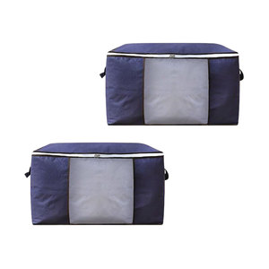 Tissu Vêtements Boîtes De Rangement Pliables Blanchisserie Épais Tissu Respirant Boîtes De Rangement Sacs - Product Image 6